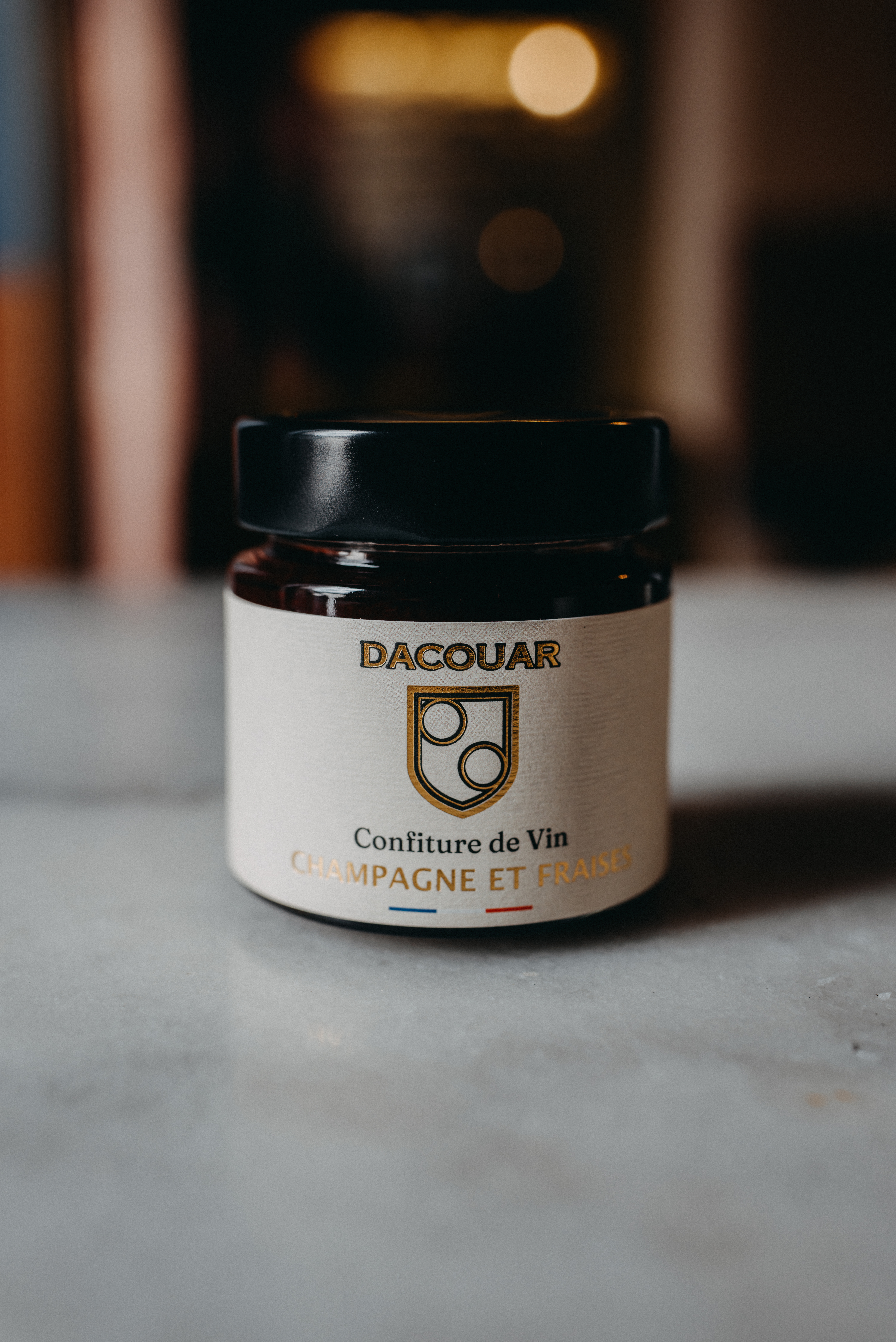 Champagne and Strawberries Wine Jam - Maison Dacouar