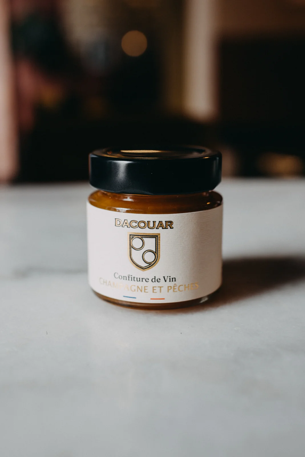Confiture de vin Champagne et Pêches - Maison Dacouar - 2